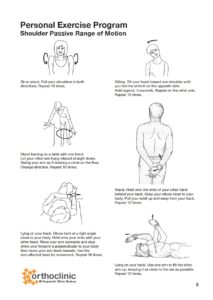 Shoulder Passive Range of Motion